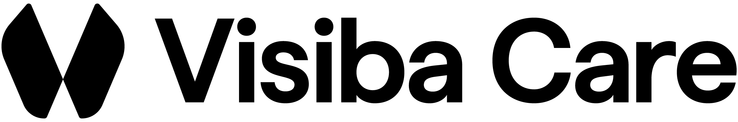 Visiba Logotype 1 CMYK Black